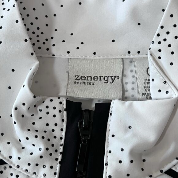 Chico's Zenergy XS Rhinestone Polka Dot Vest - Picture 6 of 10